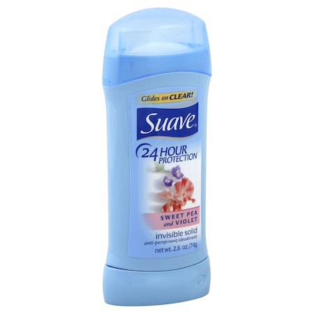 Suave Sweet Pea & Violet Invisible Solid Antiperspirant Deodorant 2.6oz 279269